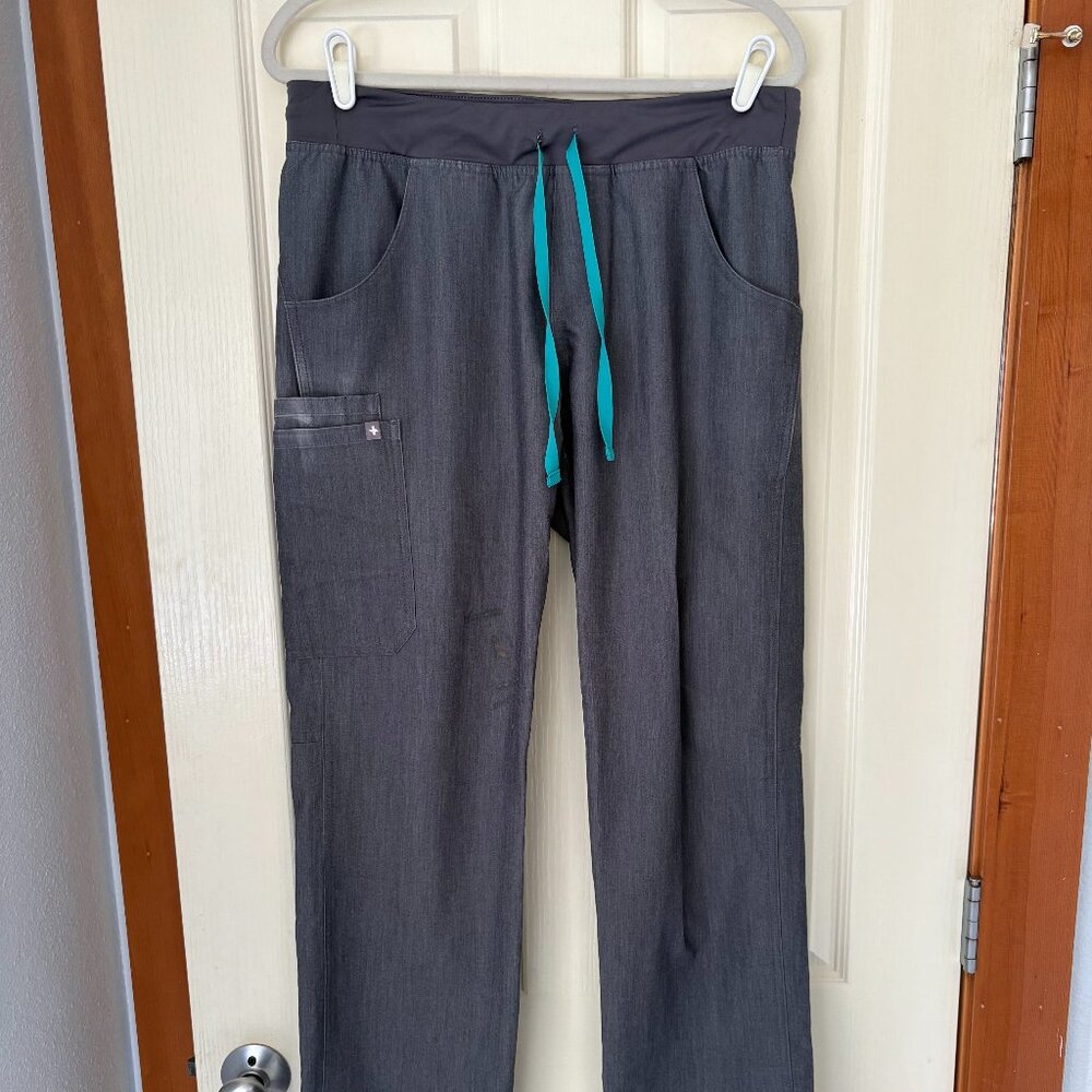 Figs Kade Cargo Scrub Pant, Medium Tall, Graphite